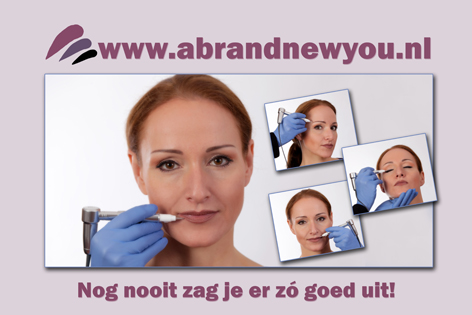 Poster www.abrandnewyou.nl nog nooit zag je er zo goed uit